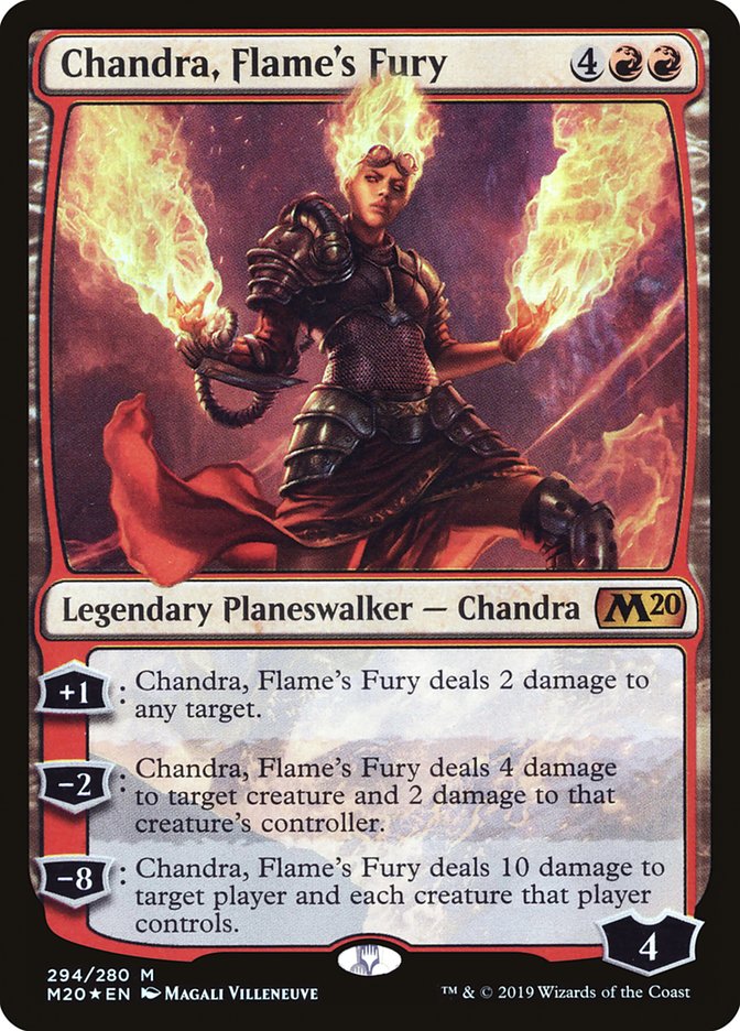 Chandra, Flame's Fury [Core Set 2020] | Tacoma Games