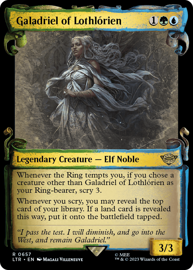 Galadriel of Lothlorien [The Lord of the Rings: Tales of Middle-Earth Showcase Scrolls] | Tacoma Games
