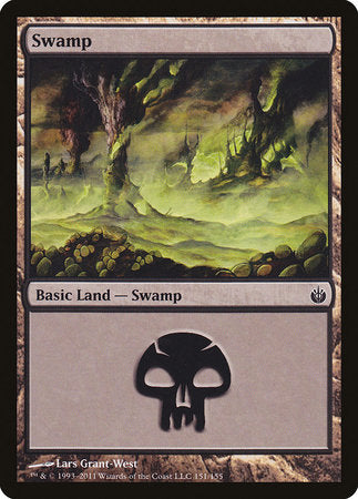 Swamp (151) [Mirrodin Besieged] | Tacoma Games