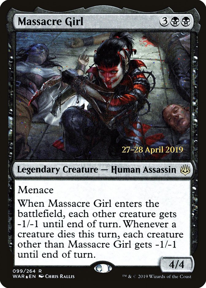 Massacre Girl  [War of the Spark Prerelease Promos] | Tacoma Games