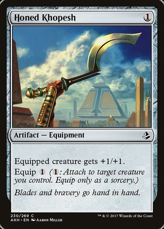 Honed Khopesh [Amonkhet] | Tacoma Games