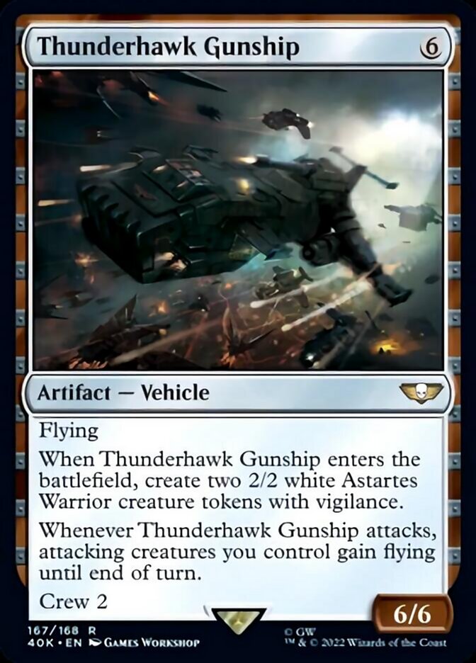 Thunderhawk Gunship (Surge Foil) [Universes Beyond: Warhammer 40,000] | Tacoma Games