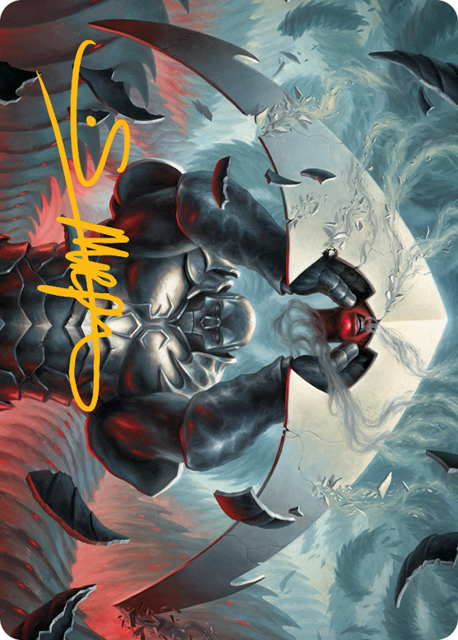 Mirrodin Avenged Art Card (Gold-Stamped Signature) [March of the Machine Art Series] | Tacoma Games