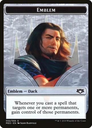 Emblem - Dack Fayden [Mythic Edition Tokens] | Tacoma Games