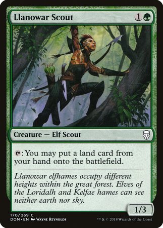 Llanowar Scout [Dominaria] | Tacoma Games