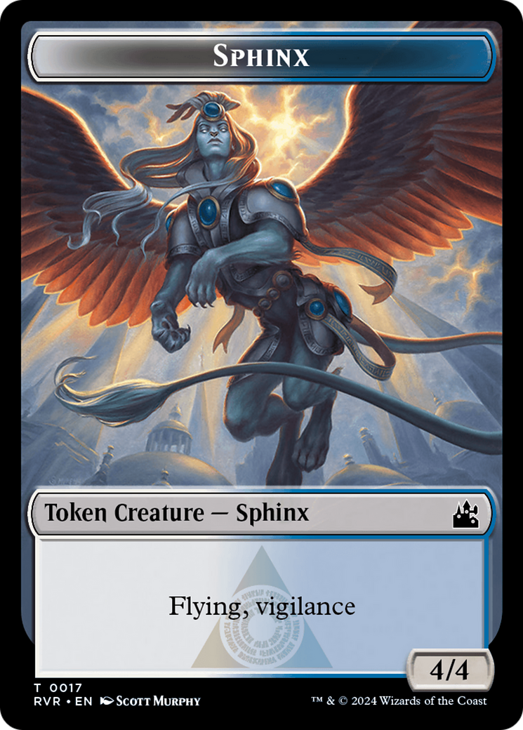 Sphinx Token [Ravnica Remastered Tokens] | Tacoma Games