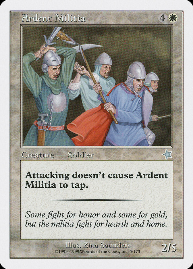 Ardent Militia [Starter 1999] | Tacoma Games
