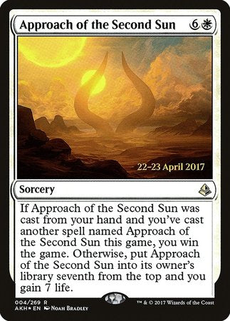 Approach of the Second Sun [Amonkhet Promos] | Tacoma Games