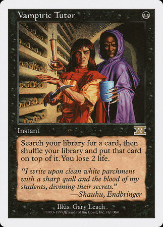 Vampiric Tutor [Classic Sixth Edition] | Tacoma Games