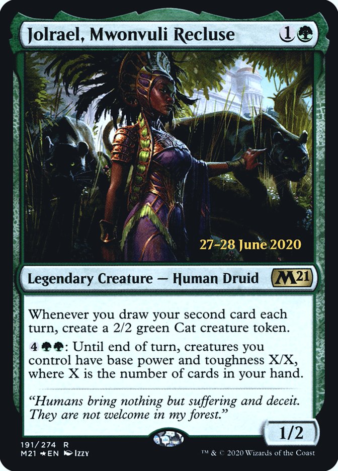 Jolrael, Mwonvuli Recluse  [Core Set 2021 Prerelease Promos] | Tacoma Games