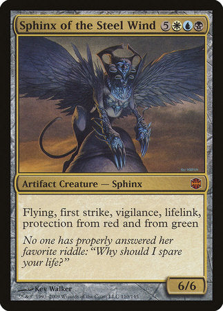 Sphinx of the Steel Wind [Alara Reborn] | Tacoma Games