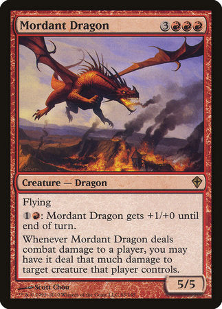 Mordant Dragon [Worldwake] | Tacoma Games