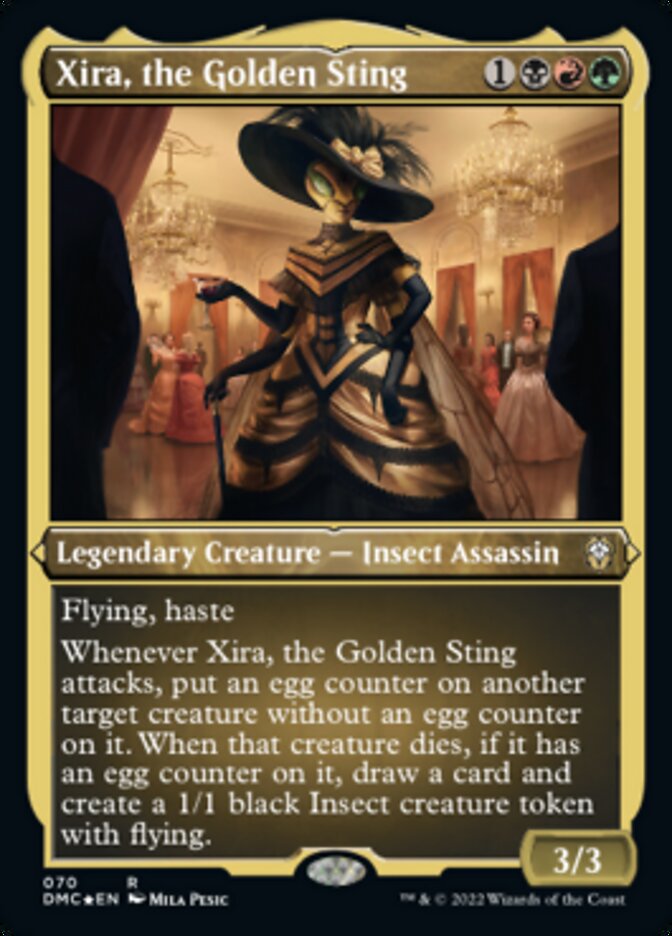 Xira, the Golden Sting (Foil Etched) [Dominaria United Commander] | Tacoma Games