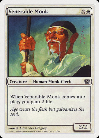 Venerable Monk [Ninth Edition] | Tacoma Games