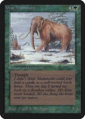 War Mammoth [Limited Edition Alpha] | Tacoma Games