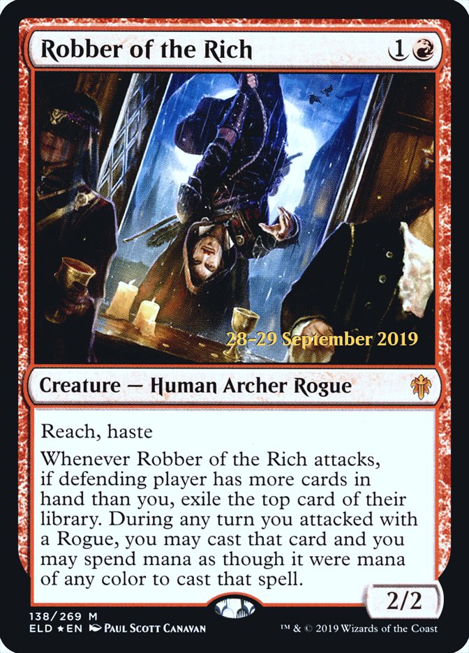 Robber of the Rich  [Throne of Eldraine Prerelease Promos] | Tacoma Games