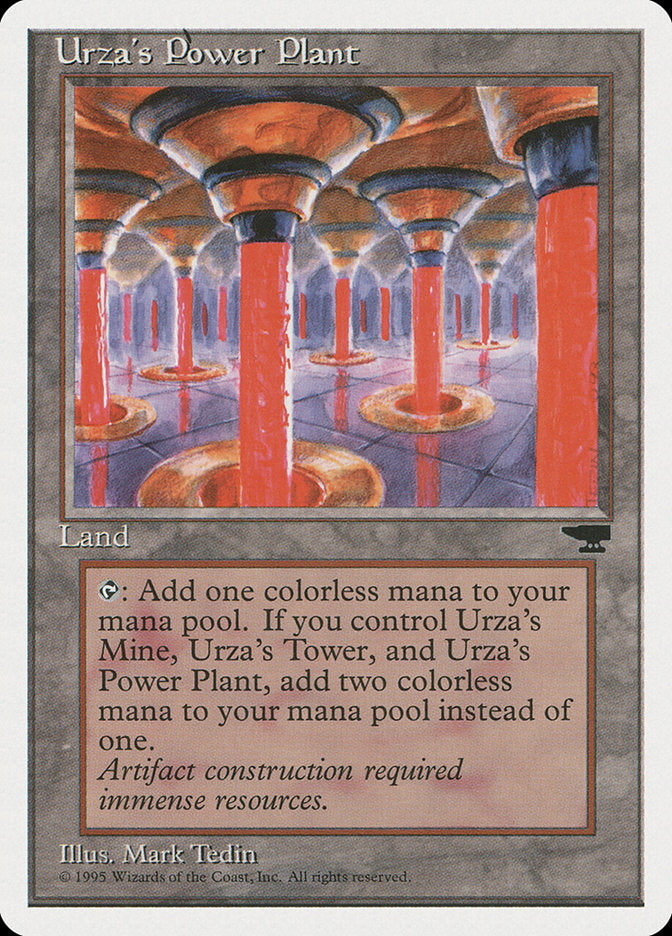 Urza's Power Plant (Red Columns) [Chronicles] | Tacoma Games
