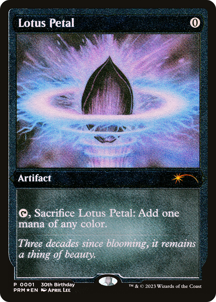 Lotus Petal (Foil Etched) [30th Anniversary Promos] | Tacoma Games