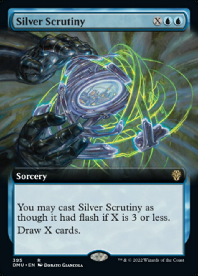 Silver Scrutiny (Extended Art) [Dominaria United] | Tacoma Games