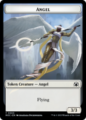 Angel (3) // Demon Double-Sided Token [March of the Machine Commander Tokens] | Tacoma Games