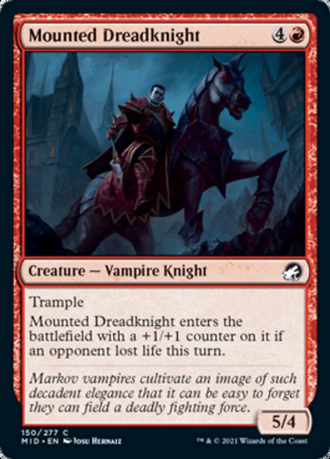 Mounted Dreadknight [Innistrad: Midnight Hunt] | Tacoma Games