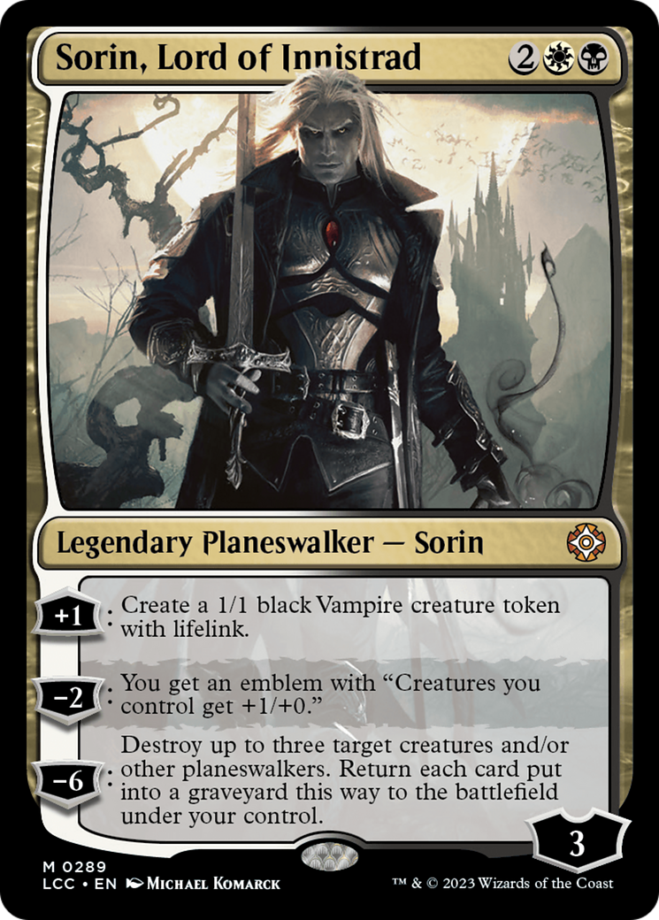 Sorin, Lord of Innistrad [The Lost Caverns of Ixalan Commander] | Tacoma Games