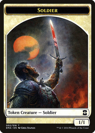 Soldier Token [Eternal Masters Tokens] | Tacoma Games