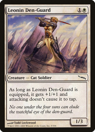 Leonin Den-Guard [Mirrodin] | Tacoma Games