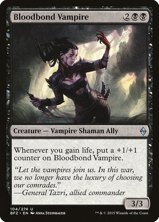 Bloodbond Vampire [Battle for Zendikar] | Tacoma Games