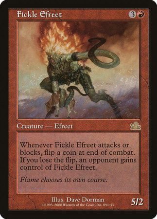 Fickle Efreet [Prophecy] | Tacoma Games
