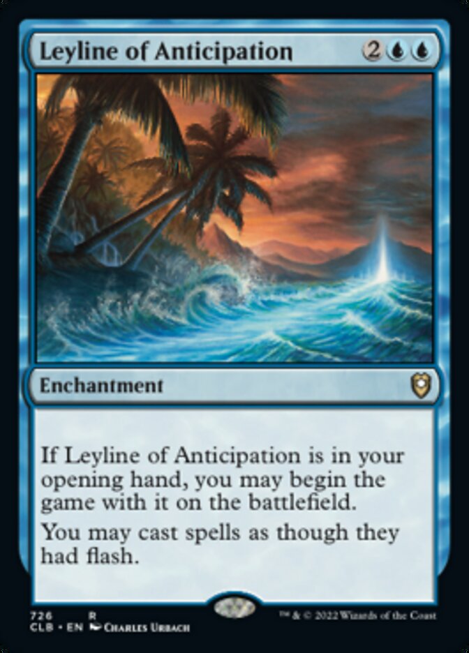 Leyline of Anticipation [Commander Legends: Battle for Baldur's Gate] | Tacoma Games