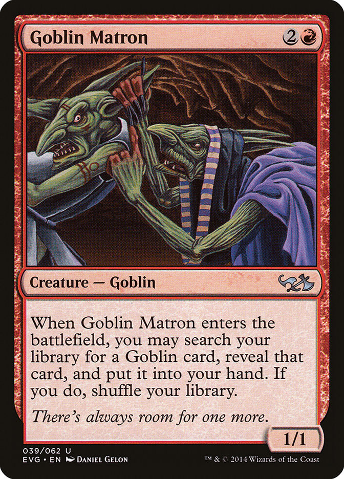 Goblin Matron (Elves vs. Goblins) [Duel Decks Anthology] | Tacoma Games