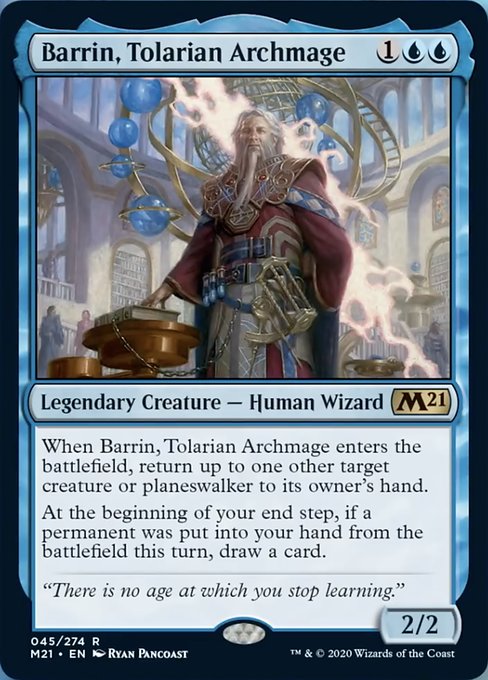 Barrin, Tolarian Archmage [Core Set 2021] | Tacoma Games