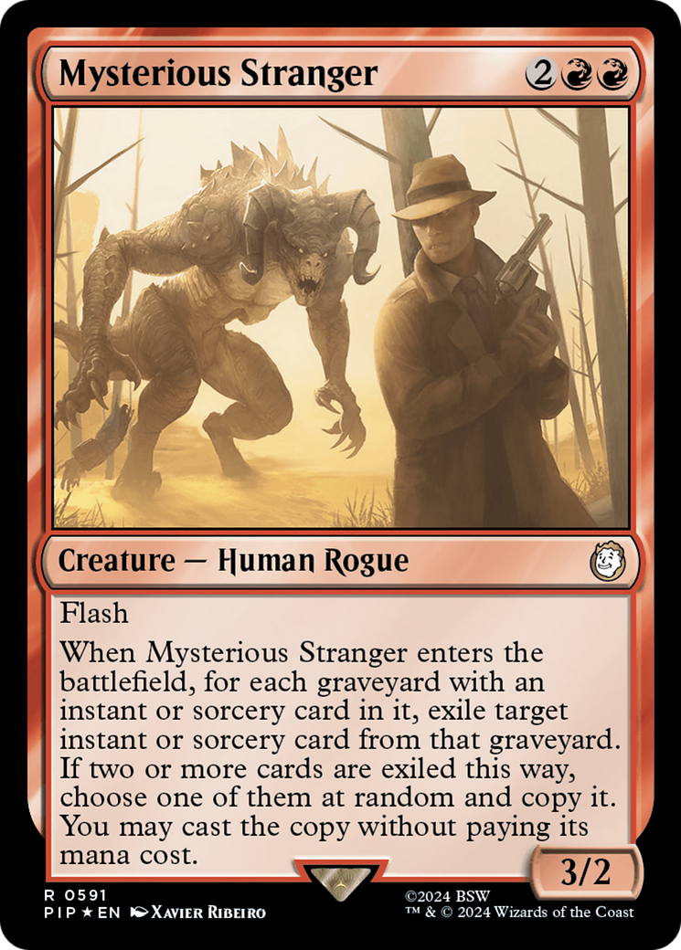 Mysterious Stranger (Surge Foil) [Fallout] | Tacoma Games