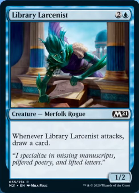 Library Larcenist [Core Set 2021] | Tacoma Games