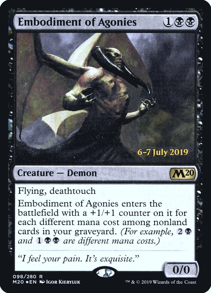 Embodiment of Agonies  [Core Set 2020 Prerelease Promos] | Tacoma Games