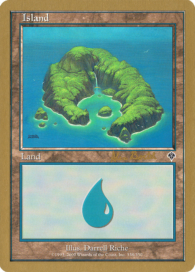 Island (ab338) (Alex Borteh) [World Championship Decks 2001] | Tacoma Games