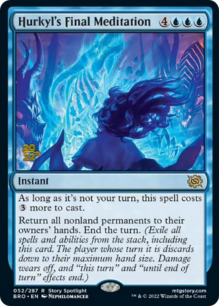 Hurkyl's Final Meditation [The Brothers' War: Prerelease Promos] | Tacoma Games