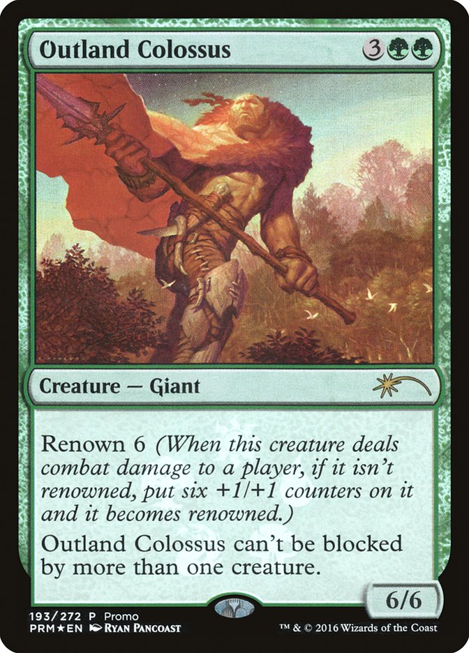 Outland Colossus [Resale Promos] | Tacoma Games