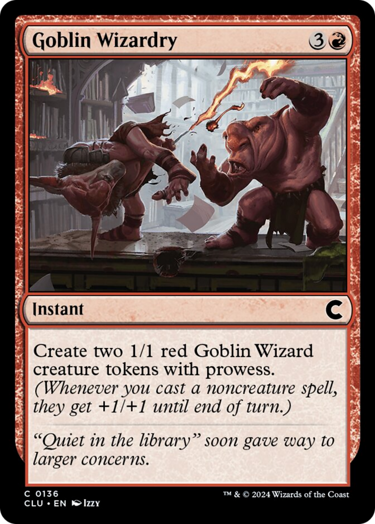Goblin Wizardry [Ravnica: Clue Edition] | Tacoma Games