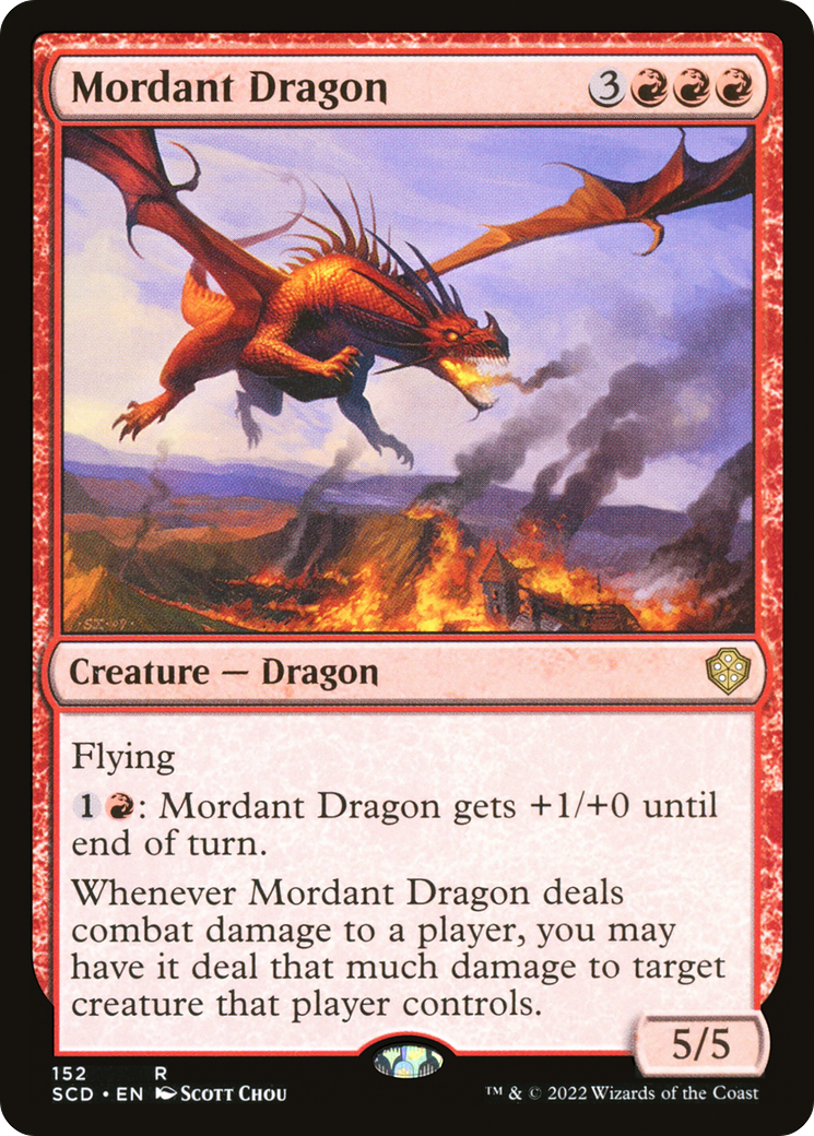 Mordant Dragon [Starter Commander Decks] | Tacoma Games