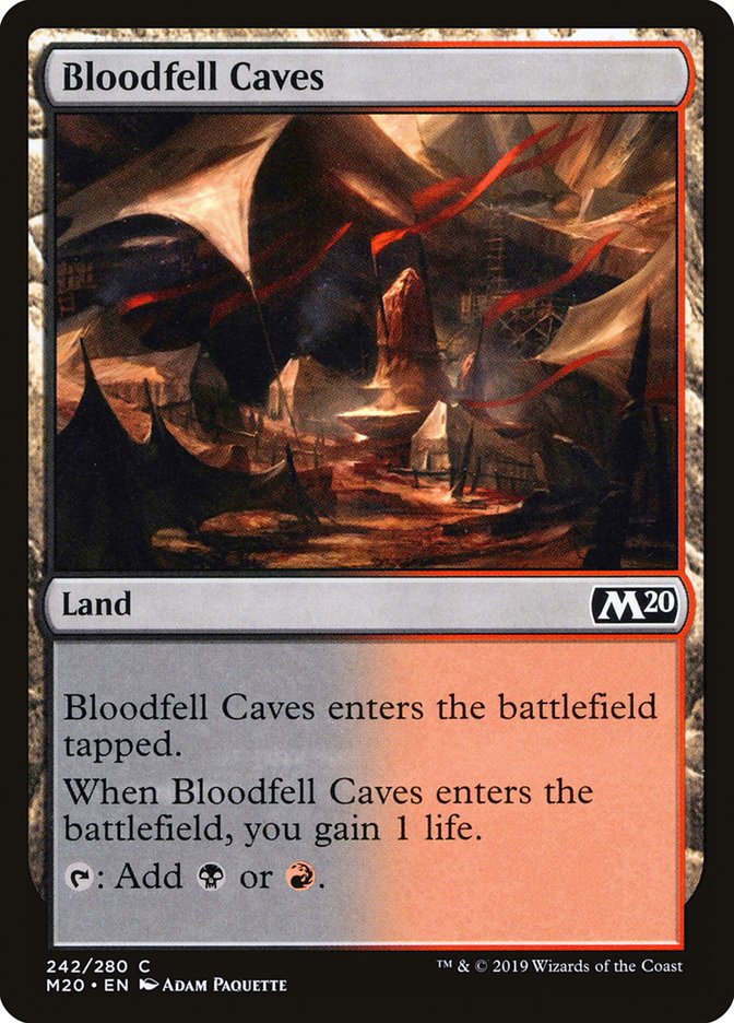 Bloodfell Caves [Core Set 2020] | Tacoma Games