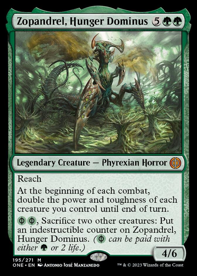 Zopandrel, Hunger Dominus [Phyrexia: All Will Be One] | Tacoma Games