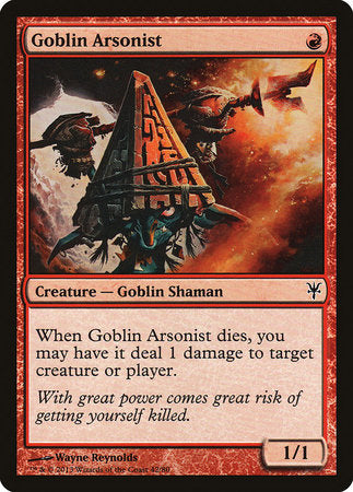 Goblin Arsonist [Duel Decks: Sorin vs. Tibalt] | Tacoma Games