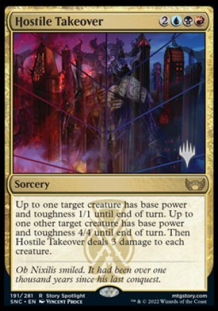 Hostile Takeover (Promo Pack) [Streets of New Capenna Promos] | Tacoma Games