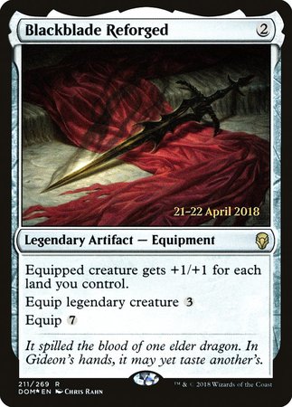 Blackblade Reforged [Dominaria Promos] | Tacoma Games