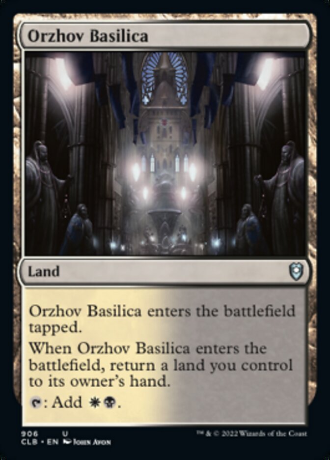 Orzhov Basilica [Commander Legends: Battle for Baldur's Gate] | Tacoma Games