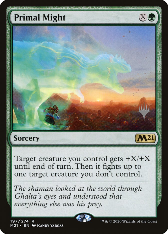Primal Might (Promo Pack) [Core Set 2021 Promos] | Tacoma Games