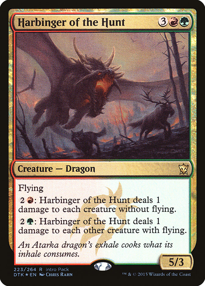 Harbinger of the Hunt (Intro Pack) [Dragons of Tarkir Promos] | Tacoma Games