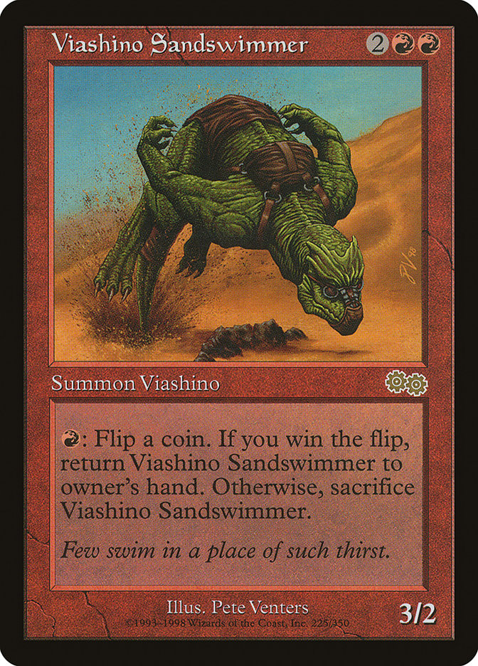 Viashino Sandswimmer [Urza's Saga] | Tacoma Games